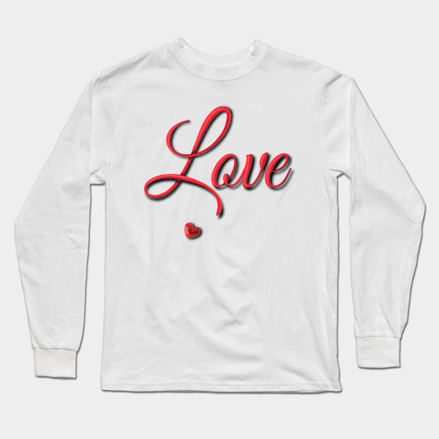 Love2 Long Sleeve T-Shirt by ArtKsenia